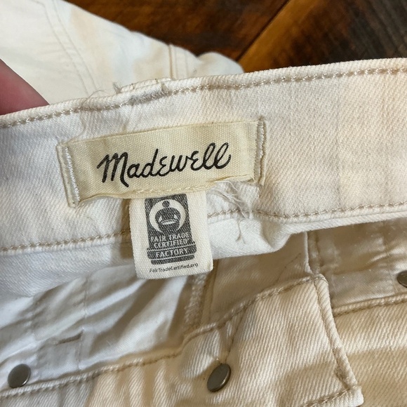 Madewell The ’90s Straight Jean Vintage Canvas Cream High Rise Size 27 - Picture 16 of 16